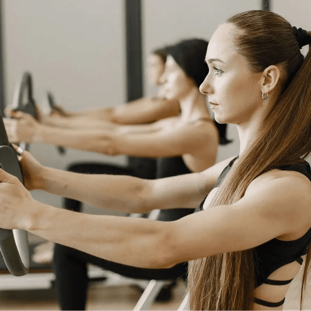 Group Pilates classes building strength at Innerfit Gym in leichhardt