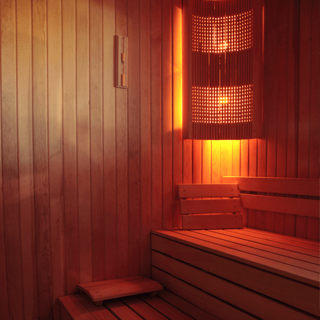 A sauna at InnerFit which is perfect for recovery