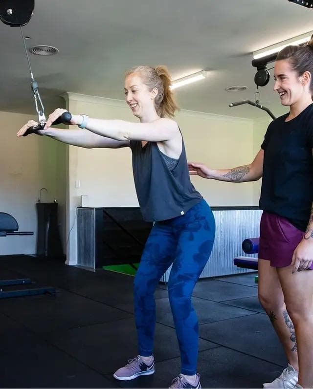 Exercise Physiology and Recovery Session at InnerFit with a female trainer and female member