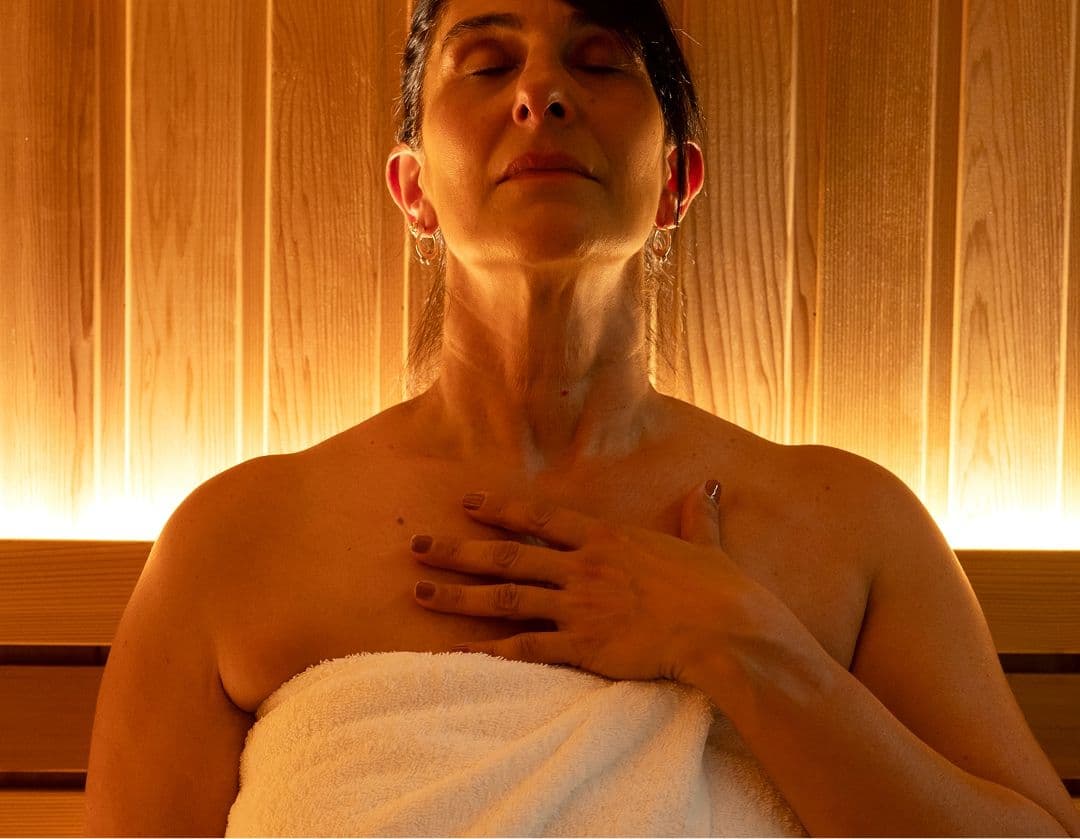 lady in sauna